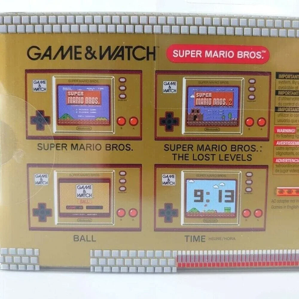 Nintendo Game & Watch Super Mario Bros Handheld System - NEW/SEALED IN HAND